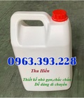 Hình ảnh: Can nhựa 5 lít trắng, can đựng hóa chất, can nhựa HDPE, can nhựa cao cấp