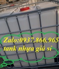 Hình ảnh: Tank nhựa nhập khẩu cũ độ mới 80%, tank nhựa 1000l, bồn nhựa màu trắng