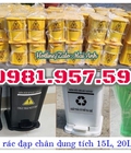 Hình ảnh: Thùng rác đạp chân 30L, thùng rác Y tế cho bệnh viện