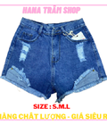 Hình ảnh: Quần Sọt Jean Nữ Rách