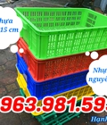 Hình ảnh: Sóng nhựa rỗng HS008, sọt nhựa đựng hoa quả