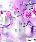 Hình ảnh: Tranh hoa hồng 3D ốp tường
