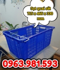Hình ảnh: Sọt nhựa quai xách HS011, sọt có quai sắt