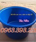 Hình ảnh: Thùng nhựa tròn giá rẻ, thùng tròn dung tích lớn, bể nhựa trồng cây, thùng nuôi hải sản