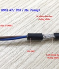 Hình ảnh: Cáp tín hiệu 2x24awg có bọc chống nhiễu hai lớp