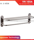 Hình ảnh: Kệ vắt khăn 2 tầng Inox (64cm)