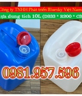 Hình ảnh: Can đựng hóa chất 10L, can nhựa HDPE dung tích 10L