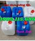 Hình ảnh: Can nhựa đựng hóa chất, can nhựa vuông 30L, can nhựa, can 30L đựng hóa chất, can nhựa có nắp garenty , can nhựa HDPE.