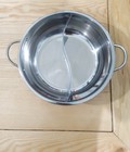 Hình ảnh: Nồi lẩu inox hai ngăn âm bàn tròn cho nhà hàng