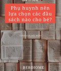 Hình ảnh: Phụ huynh nên lựa chọn các đầu sách nào cho bé