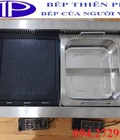Hình ảnh: bếp lẩu nướng 2in1 âm bàn cao cấp cho nhà hàng