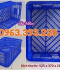 Hình ảnh: Sọt nhựa rỗng công nghiệp, sọt HS018 giá rẻ tại Hà Nội, chuyên cung cấp sọt nhựa công nghiệp