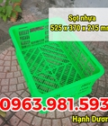 Hình ảnh: Sọt nhựa HS018, sóng nhựa rỗng, sọt nhựa hoa quả
