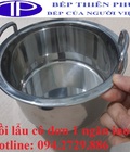 Hình ảnh: nồi lẩu cô đơn inox tròn d185 cho nhà hàng