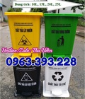 Hình ảnh: Thùng rác y tế đạp chân giá rẻ, chuyên cung cấp thùng rác y tế, thùng rác y tế tại Hà Nội