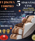Hình ảnh: 5 tính năng văng trên ghế massage FUJIKIMA 1100PRO Hỗ trợ điều trị thoái hóa cột sống cổ hiệu quả