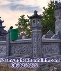 Hình ảnh: Mẫu khu lăng mộ đá gia đình đẹp chuẩn phong thủy lắp đặt tại Nghệ An
