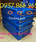 Hình ảnh: Hộp nhựa công nghiệp có quai sắt, khay nhựa A2, khay nhựa dùng trong ngành công nghiệp nặng