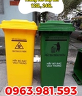 Hình ảnh: Thùng rác 120L, 240L, thùng rác nhựa HDPE nắp kín