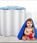 Hình ảnh: Máy giặt mini 2 lồng giặt vắt có tia UV diệt khuẩn XPB45 – Máy giặt mini
