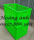 Hình ảnh: Sọt nhựa HDPE, sóng nhựa hở có bánh xe, cung cấp sọt nhựa có bánh xe tại miền bắc