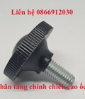 Hình ảnh: Chân tăng chỉnh nhựa M8, chân tăng đế cao su ren ốc 8