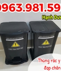 Hình ảnh: Thùng rác đạp chân y tế, thùng rác y tế