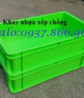Hình ảnh: Giá khay nhựa màu xanh cơ khí, khay nhựa B4 giá rẻ tại hà nội, khay nhựa đặc
