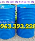 Hình ảnh: Thùng phuy sắt có 2 nắp nhỏ đựng hóa chất
