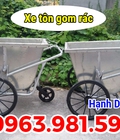 Hình ảnh: Xe tôn đẩy rác, xe gom rác inox