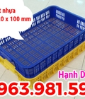 Hình ảnh: Sọt nhựa cao 10cm, sọt HS010, sọt nhựa đựng hoa quả trong siêu thị