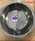 Hình ảnh: Nồi lẩu inox 2 ngăn vành hoa