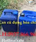 Hình ảnh: Sản xuất can nhựa đựng hóa chất, thanh lí can hóa chất có nắp chống tràn, can nhựa 25 lit, can nhựa 30l