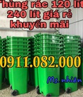 Hình ảnh: Cung cấp thùng rác giá rẻ mùa dịch thùng rác y tế màu vàng , thùng rác 120L 240L 660L lh 0911082000