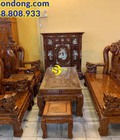 Hình ảnh: Bộ bàn ghế rồng đỉnh gỗ cao cấp đẹp 6 món tay 14 BBG310