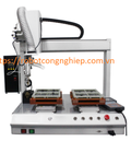 Hình ảnh: Máy bơm keo robot 1 vòi keo 2 jig gá HT AG 0402 2030