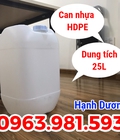 Hình ảnh: Can HDPE 25L, can nhựa hóa chất, can loại dày