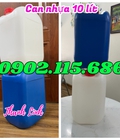 Hình ảnh: Can nhựa đựng hóa chất, can nhựa, can nhựa có nắp chống tràn, can 10 lít trắng, can 10 lít xanh , can nhựa vuông đựng hó
