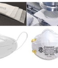 Hình ảnh: Bông lọc 50GSM nguyên liệu N95 và KN95
