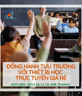 Hình ảnh: Đồng hành tựu trường với thiết bị học trực tuyến giá rẻ