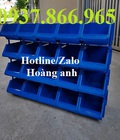 Hình ảnh: Khay đựng đồ cơ khí, kệ dụng cụ, hộp nhựa màu xanh vát đầu