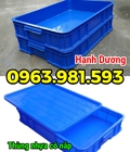 Hình ảnh: Sóng nhựa HS025, thùng nhựa có nắp, hộp nhựa