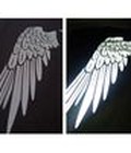 Hình ảnh: Decal phản quang in áo màu bạc / ghi