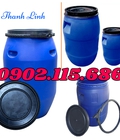 Hình ảnh: Thùng phuy nhựa, thùng phuy nhựa 100 lít cũ, thùng phuy nhựa 100 lít mới, thùng phuy đựng hóa chất, thùng phuy đựng thực