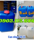 Hình ảnh: Can nhựa, can nhựa HDPE nguyên sinh, can nhựa 20 lít, can 20 lít đựng hóa chất, can nhựa đựng hóa chất, can nhựa có nắp