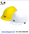 Hình ảnh: Nón bảo hộ COV vàng - trắng