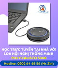 Hình ảnh: Học trực tuyến tại nhà với loa hội nghị thông minh Poly Calisto 5300