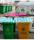 Hình ảnh: Thùng rác nhựa HDPE có bánh xe, thùng rác nhựa composite