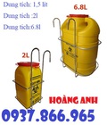 Hình ảnh: Hộp nhựa đựng bơm kim tiêm, thùng rác đựng vật liệu sắc nhọn 2l giá rẻ, thùng rác đựng bơm kim tiêm