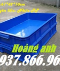 Hình ảnh: Thùng nhựa đặc trồng rau cao 10cm. thùng nhựa có nắp, khay nhựa, sóng nhựa, sọt nhựa công nghiệp
